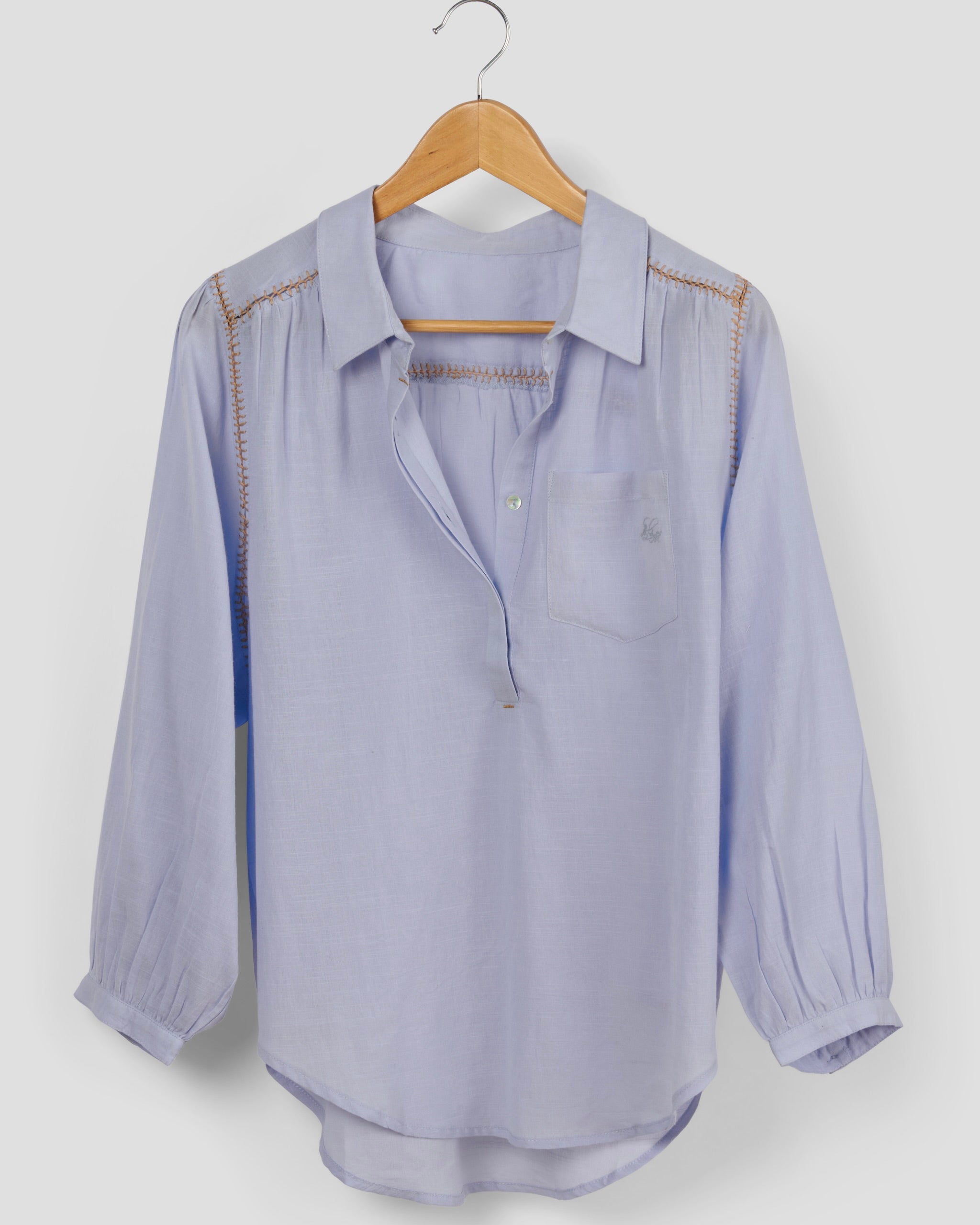 New Birkin Blouse - Blue