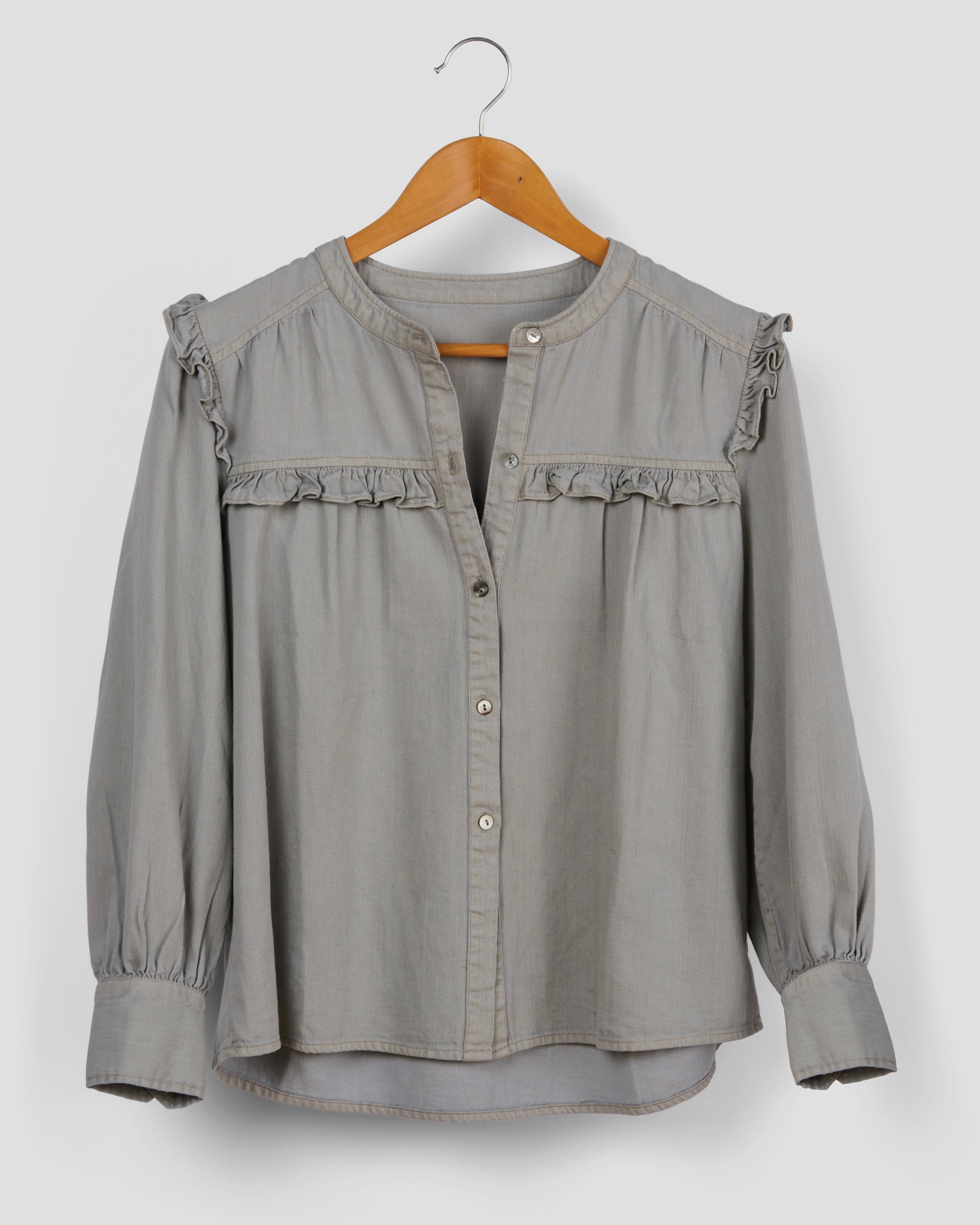 Isabella Blouse - tencil grey