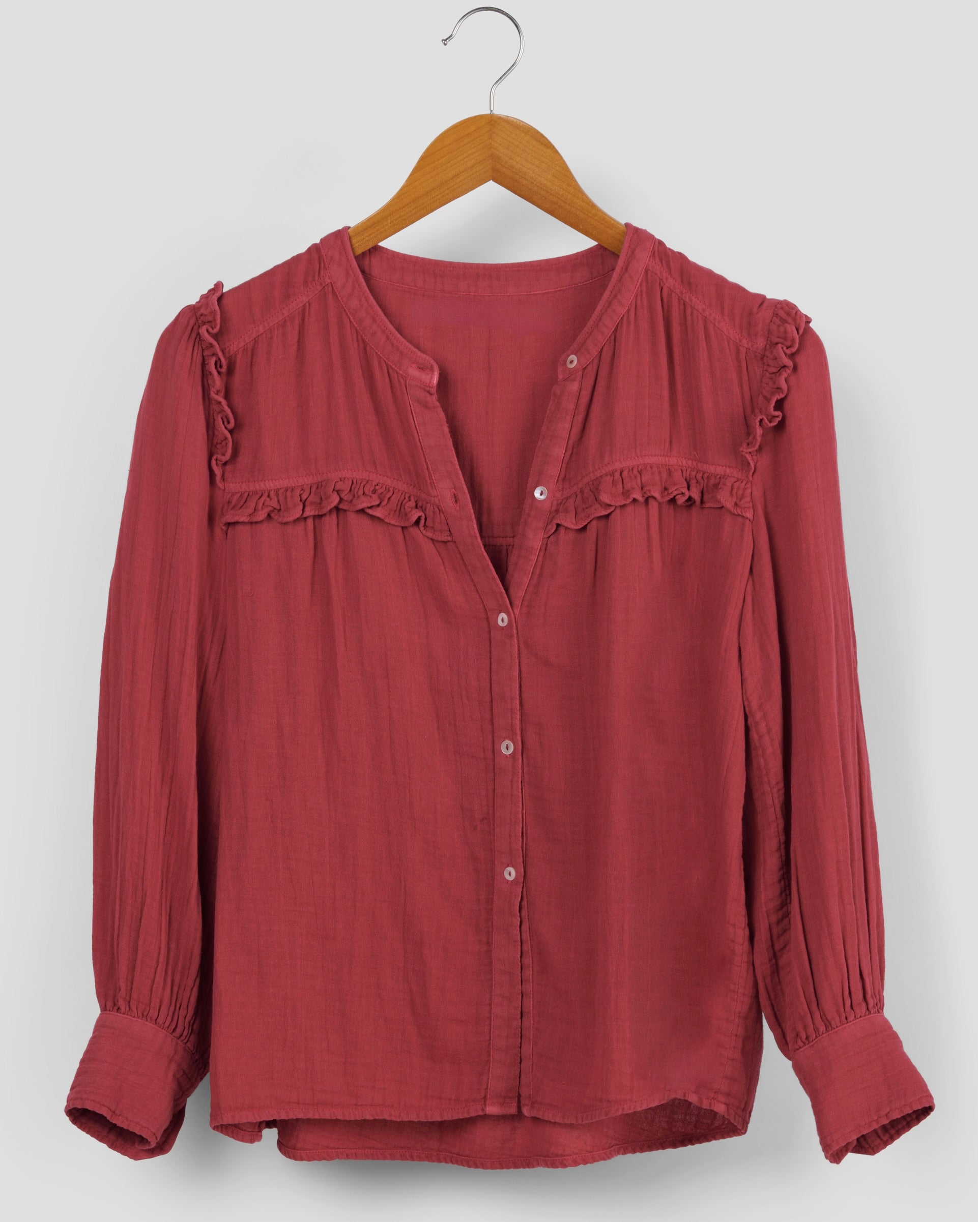 Isabella Blouse Red