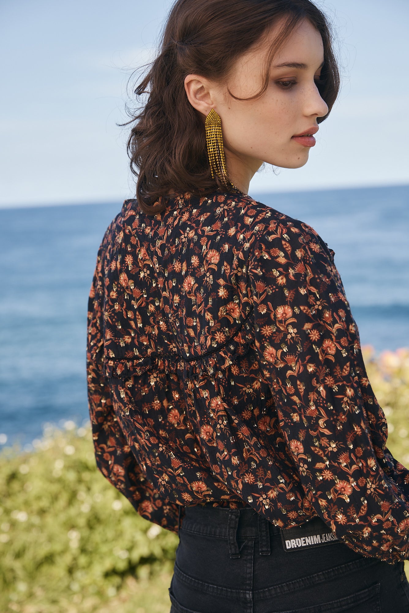 Delphine blouse - black