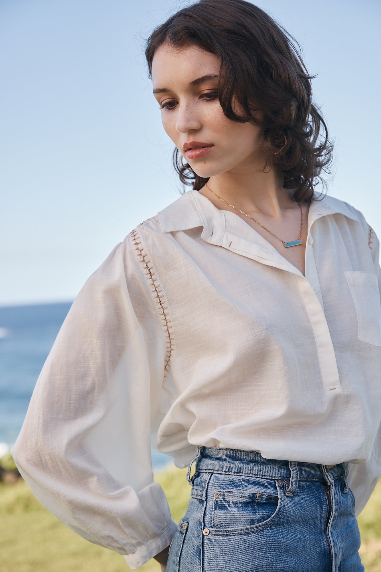 New Birkin Blouse - Ecru