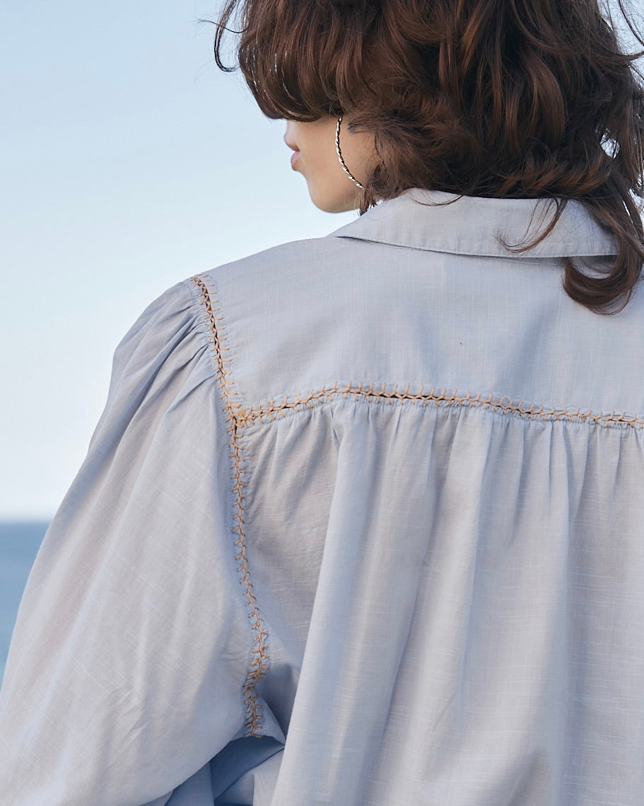 New Birkin Blouse - Blue