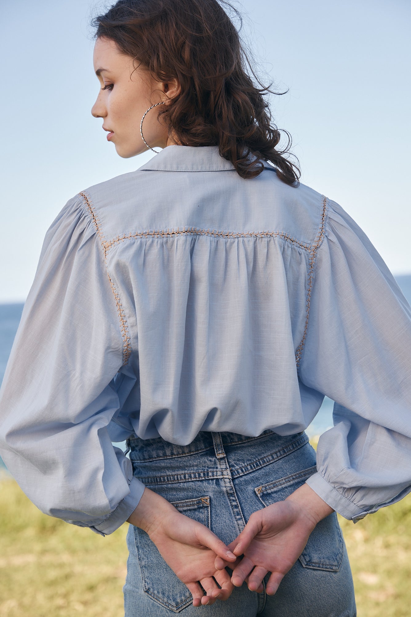 New Birkin Blouse - Blue