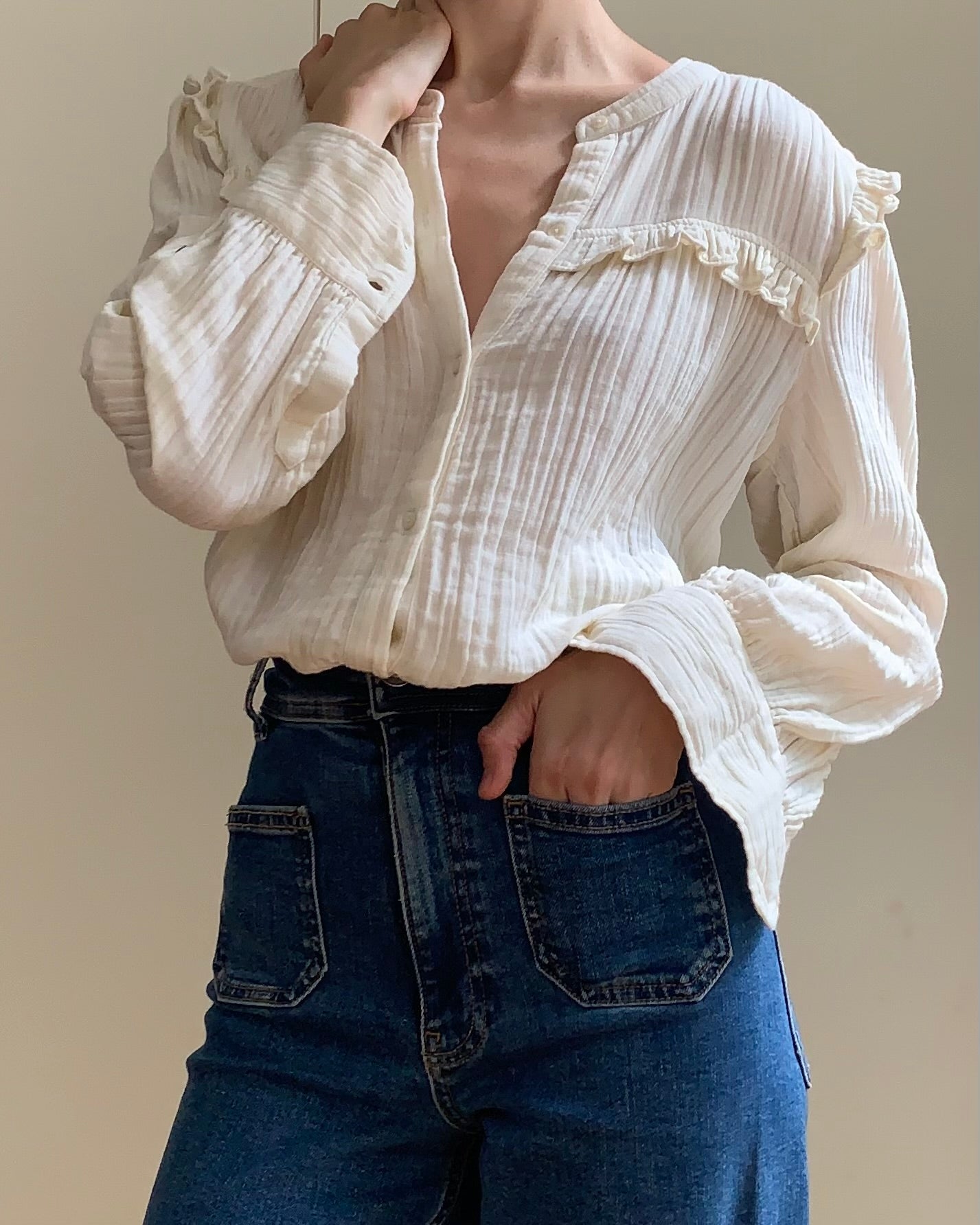 Isabella blouse ecru