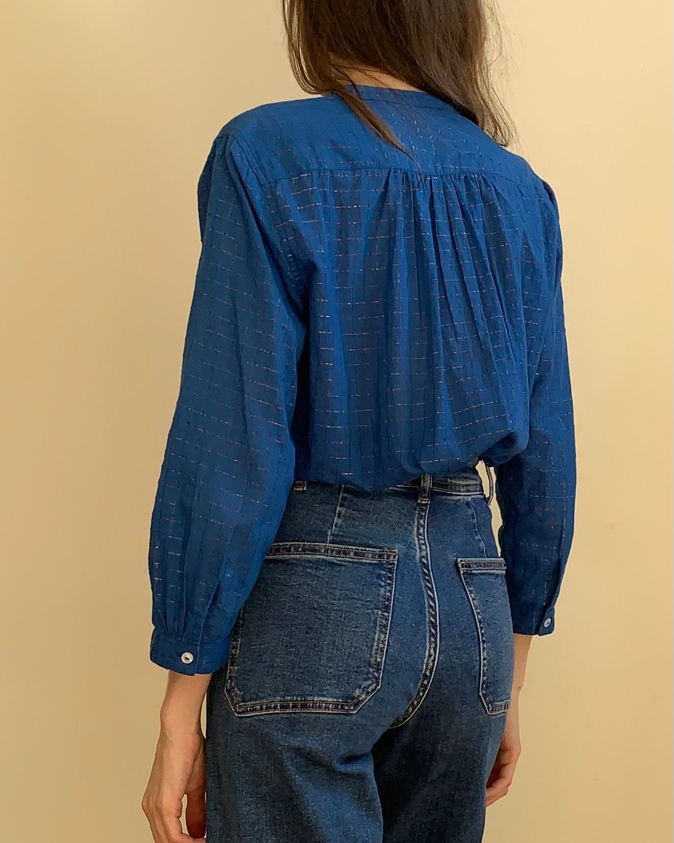 Bella blouse blue