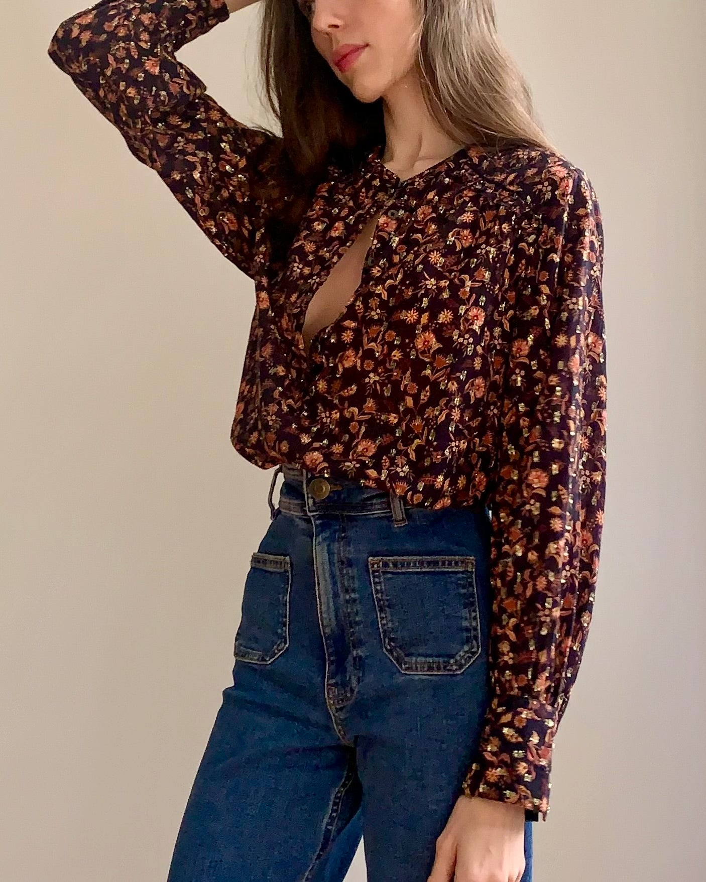 Delphine blouse - black