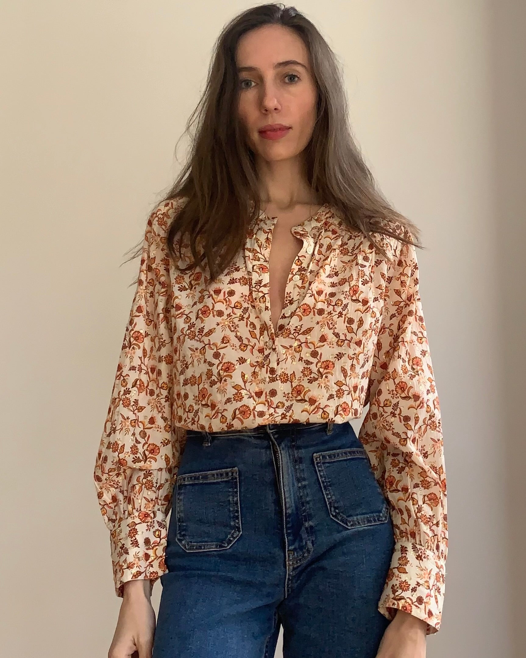 Delphine blouse Ecru