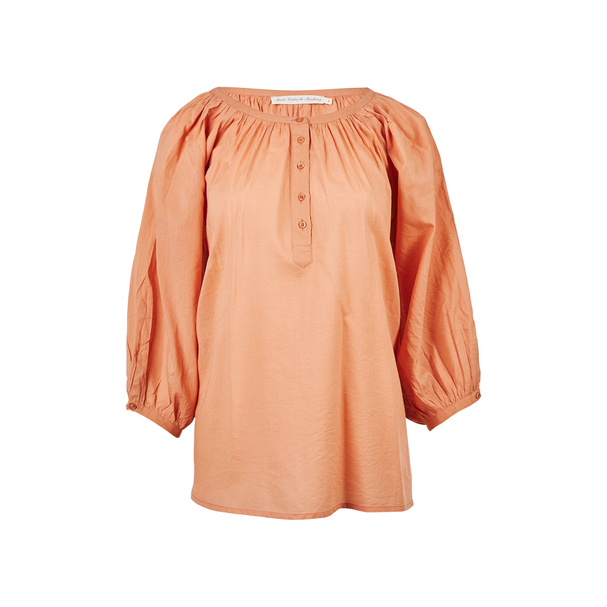 Chemise blouse in Brick