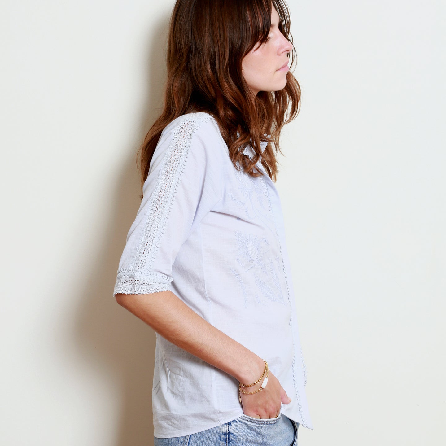 Camille Blouse - Blue