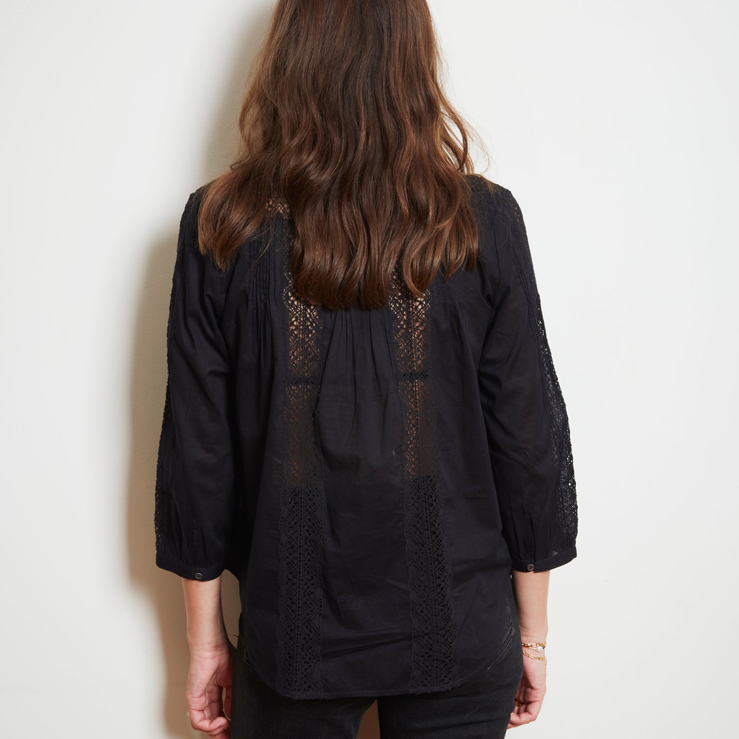 LOUISA BLOUSE - BLACK