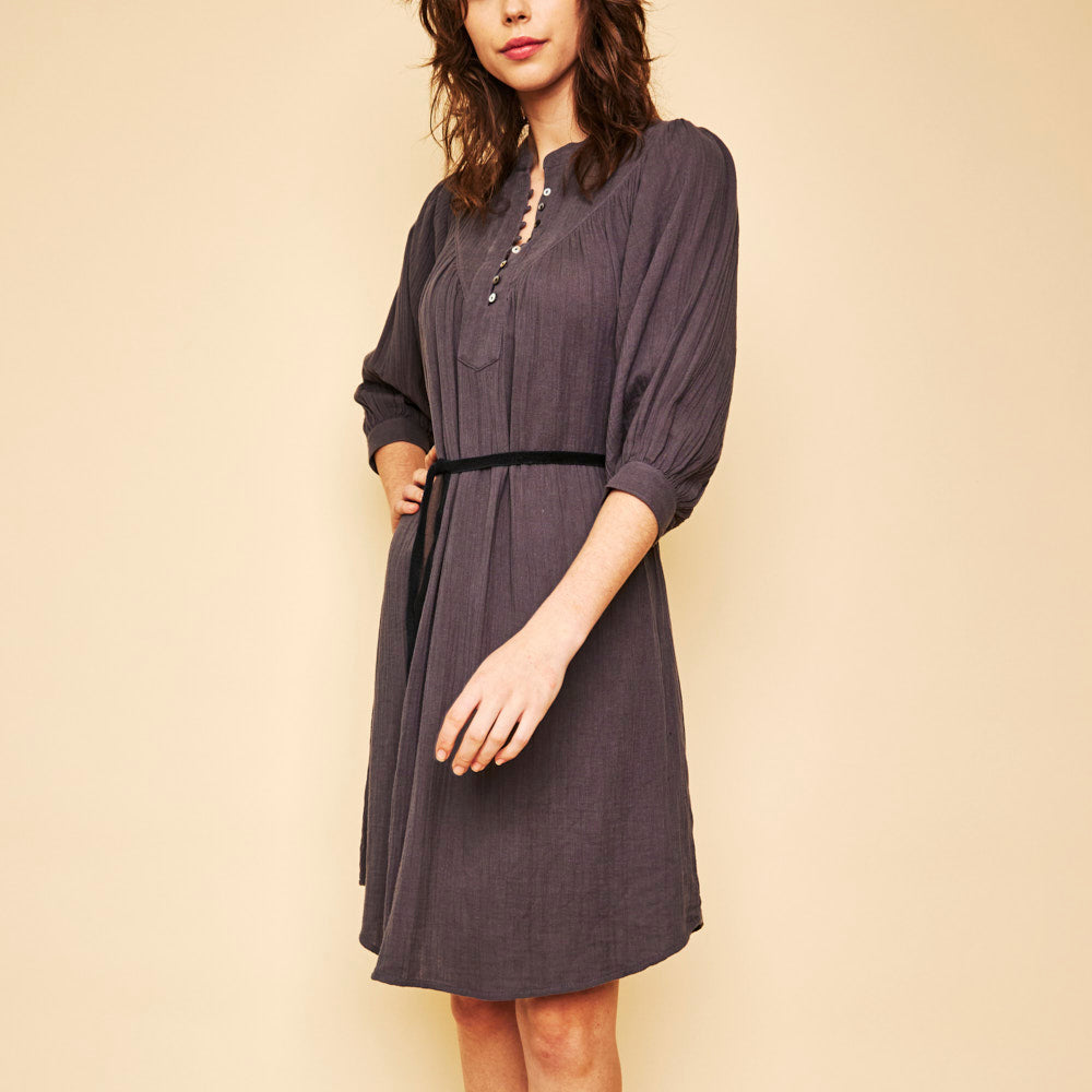 Marais Dress - Charcoal