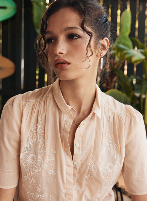 Bouquet Blouse - Blush