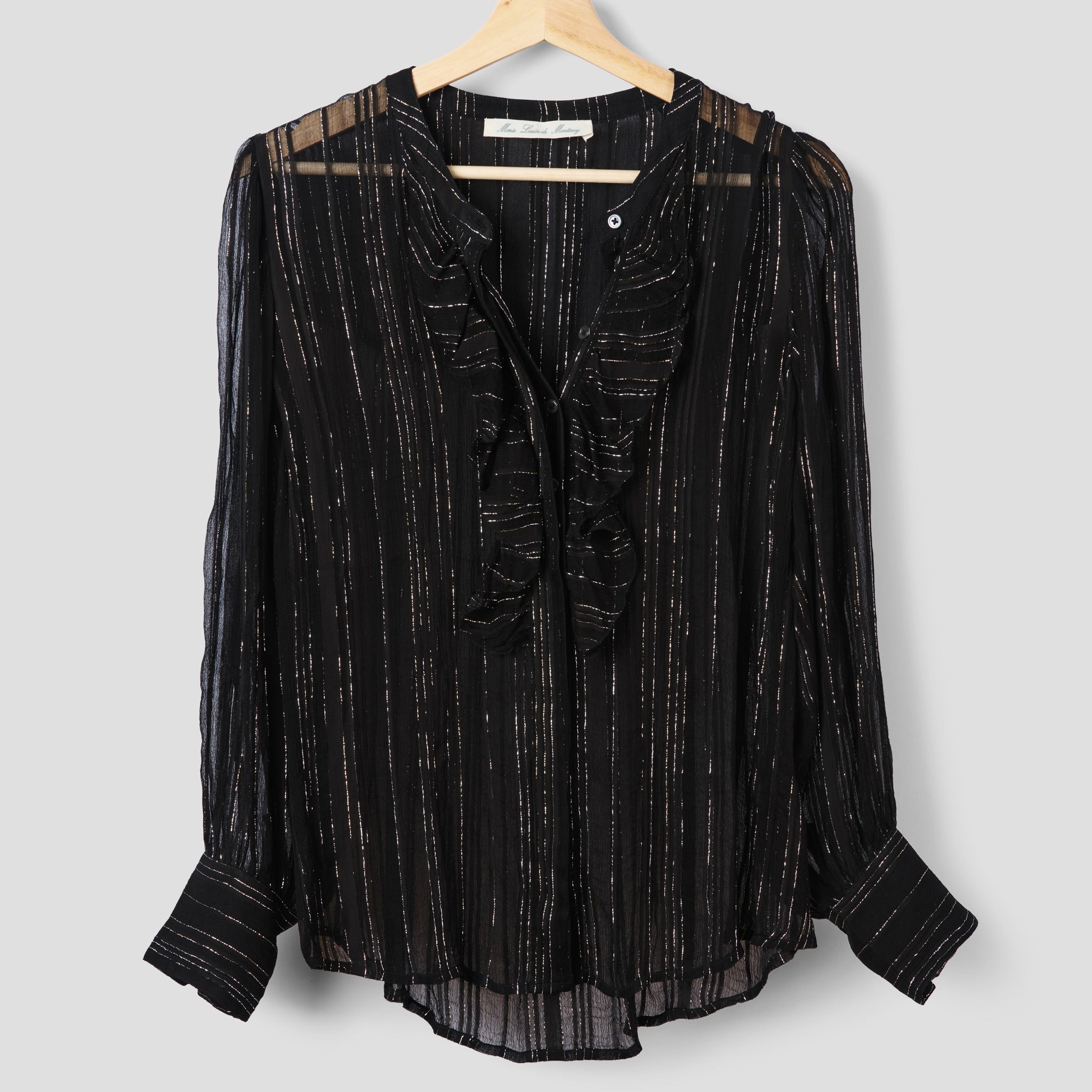 Minelli Blouse black/silver