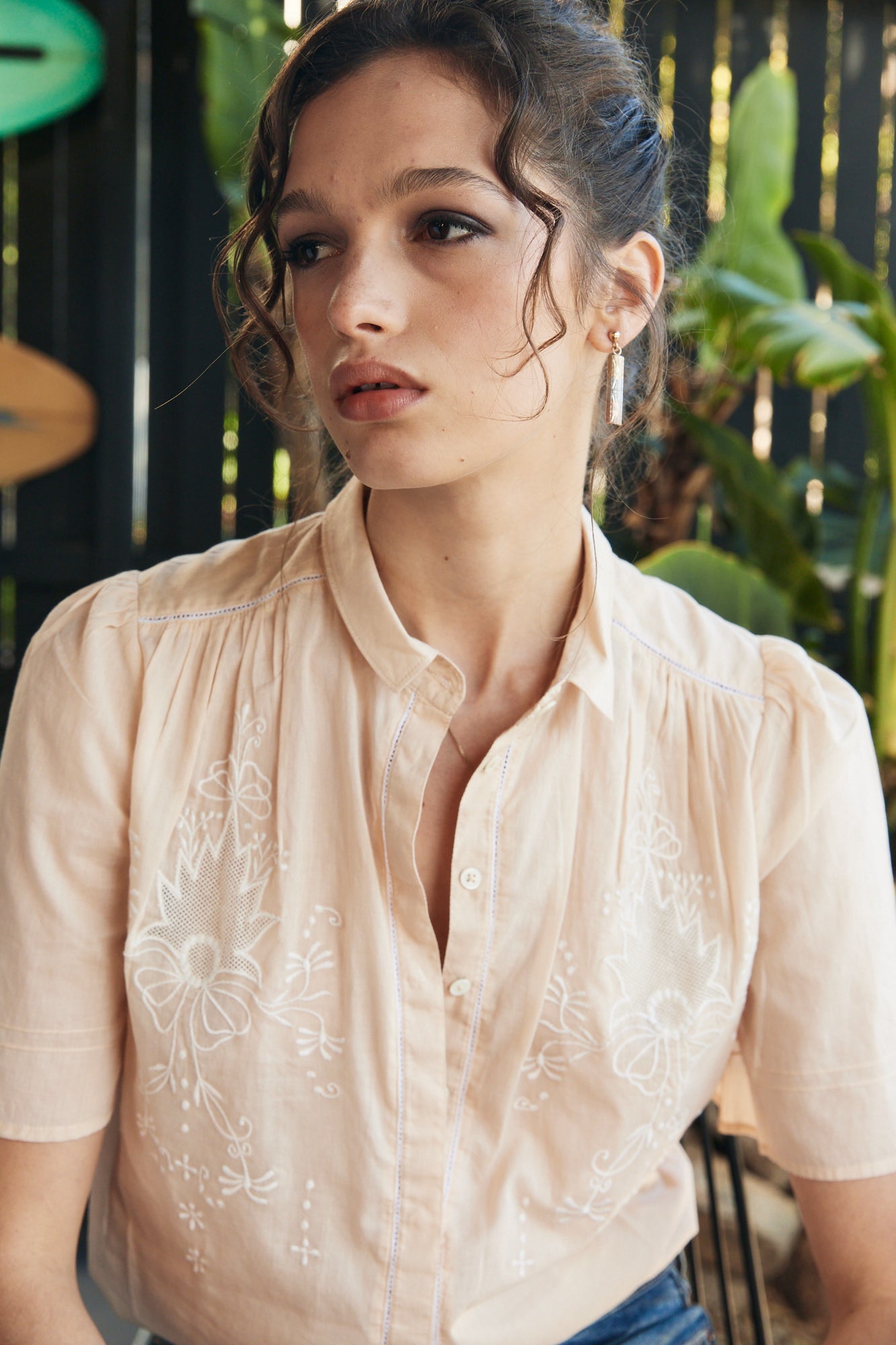 Bouquet Blouse - Blush