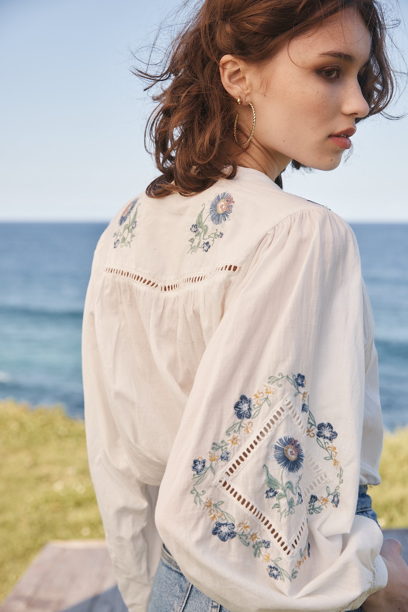 Passionflower blouse - ecru