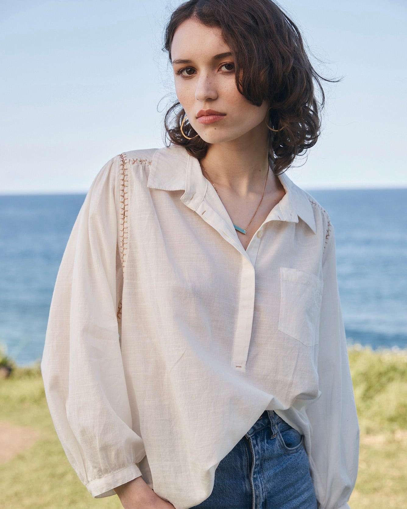 New Birkin Blouse - Ecru
