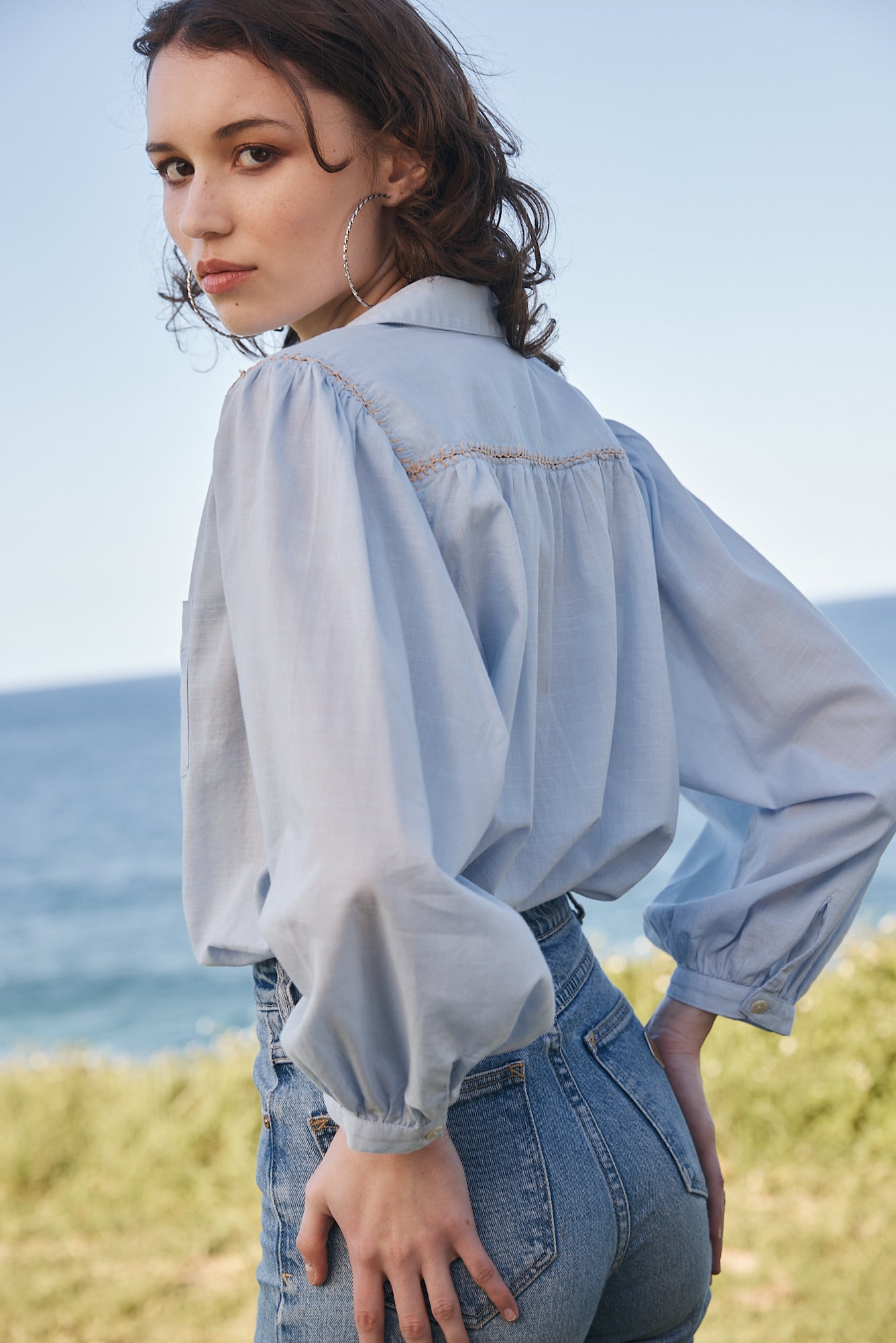New Birkin Blouse - Blue