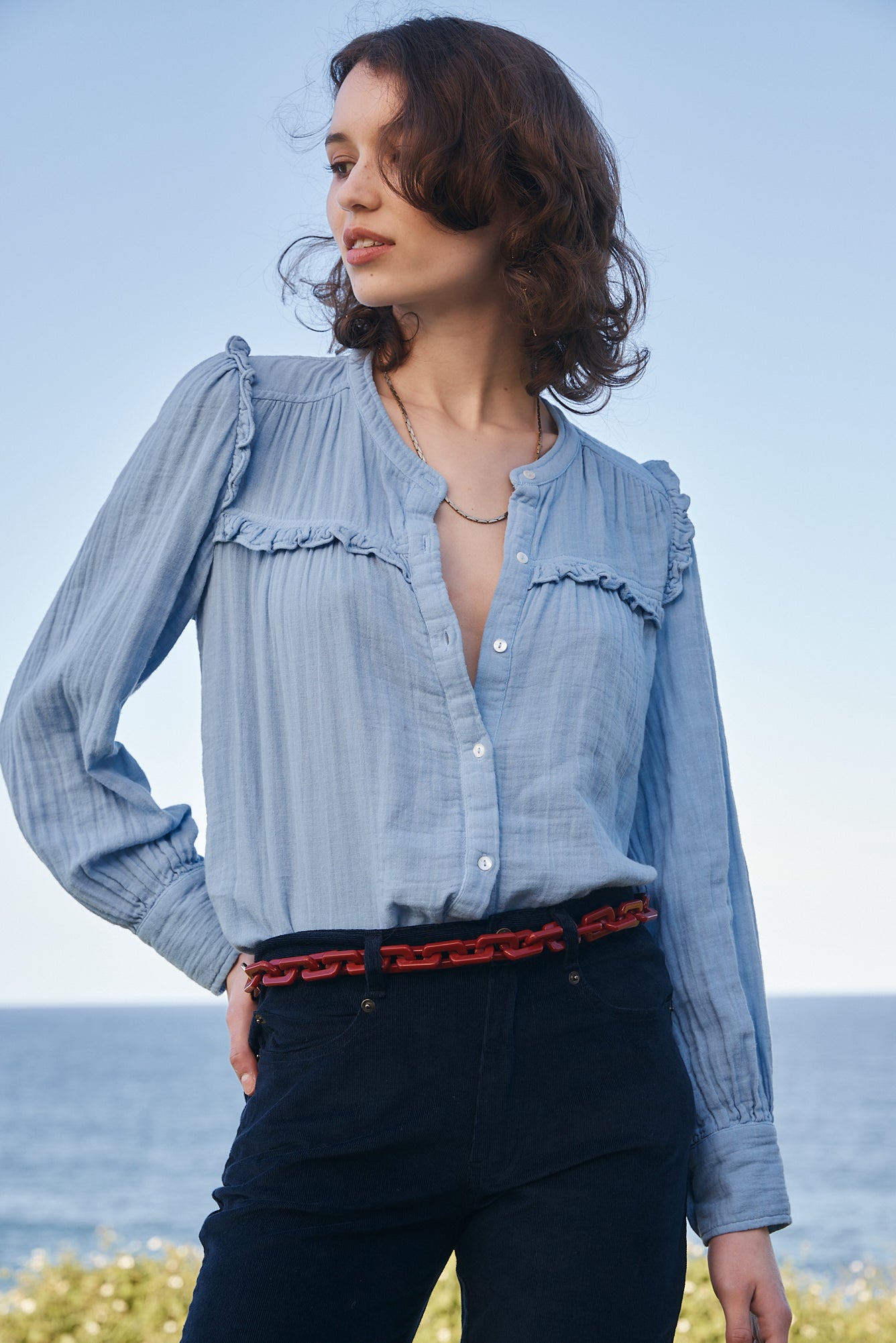 Isabella blouse Blue
