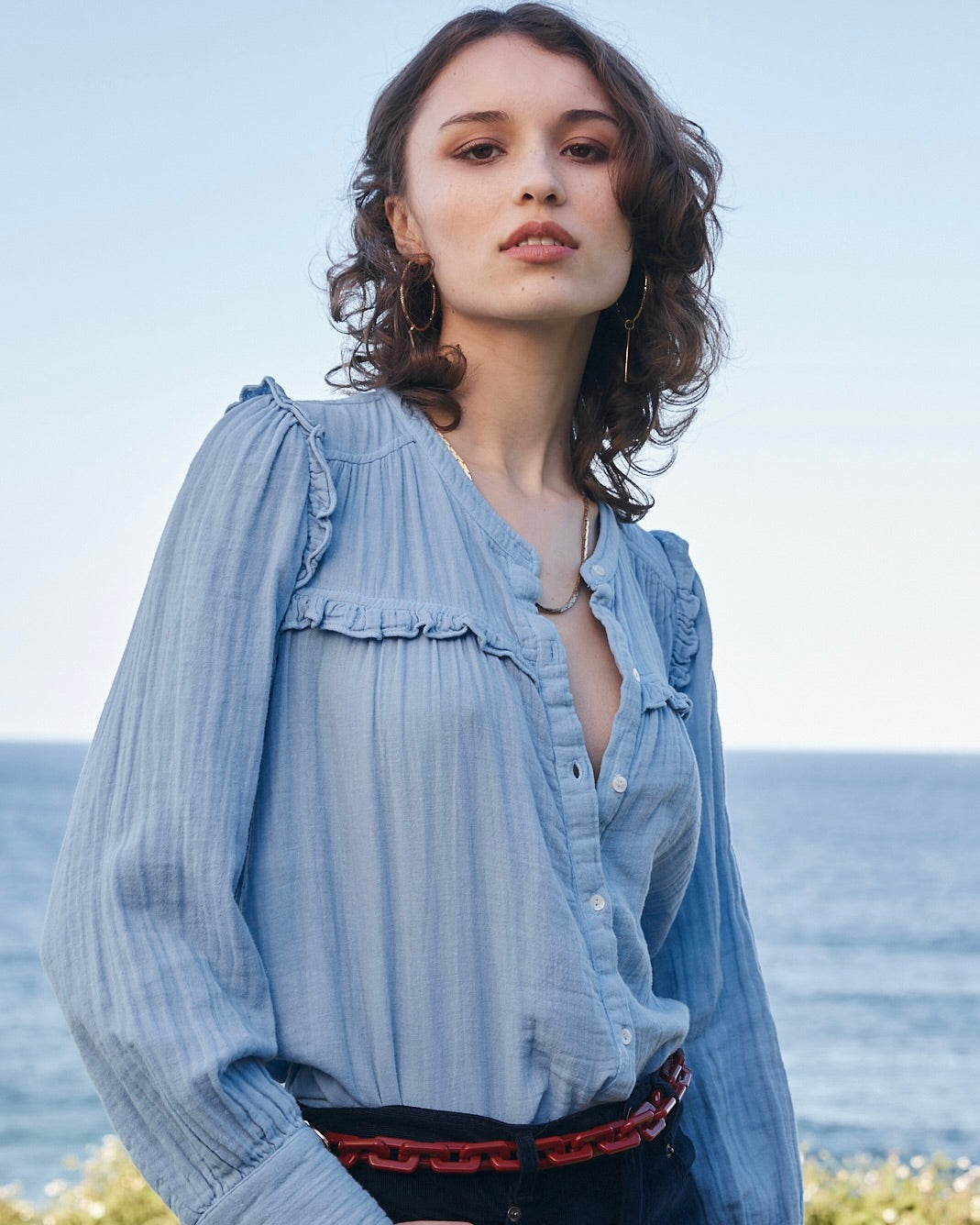 Isabella blouse Blue
