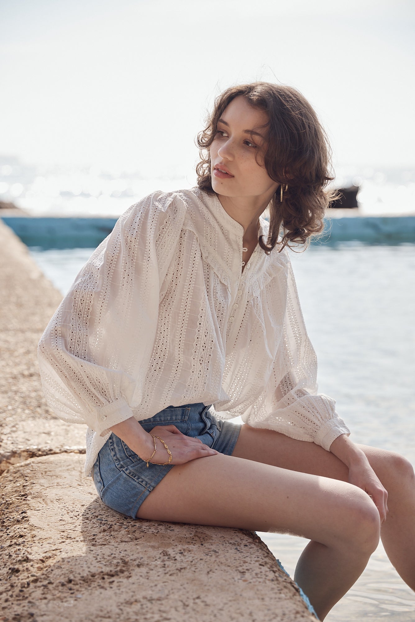 Marais blouse - Broderie Anglais