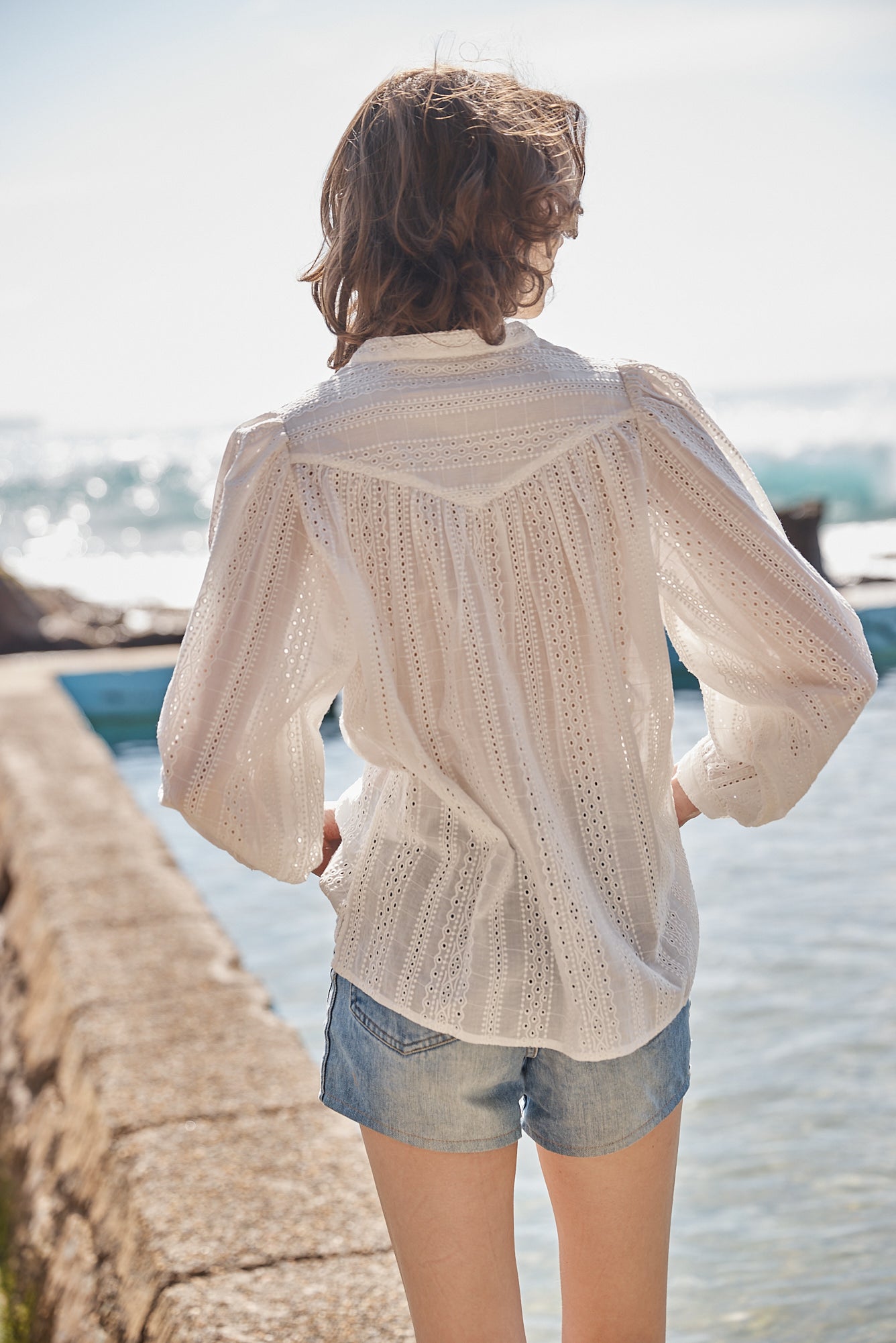 Marais blouse - Broderie Anglais