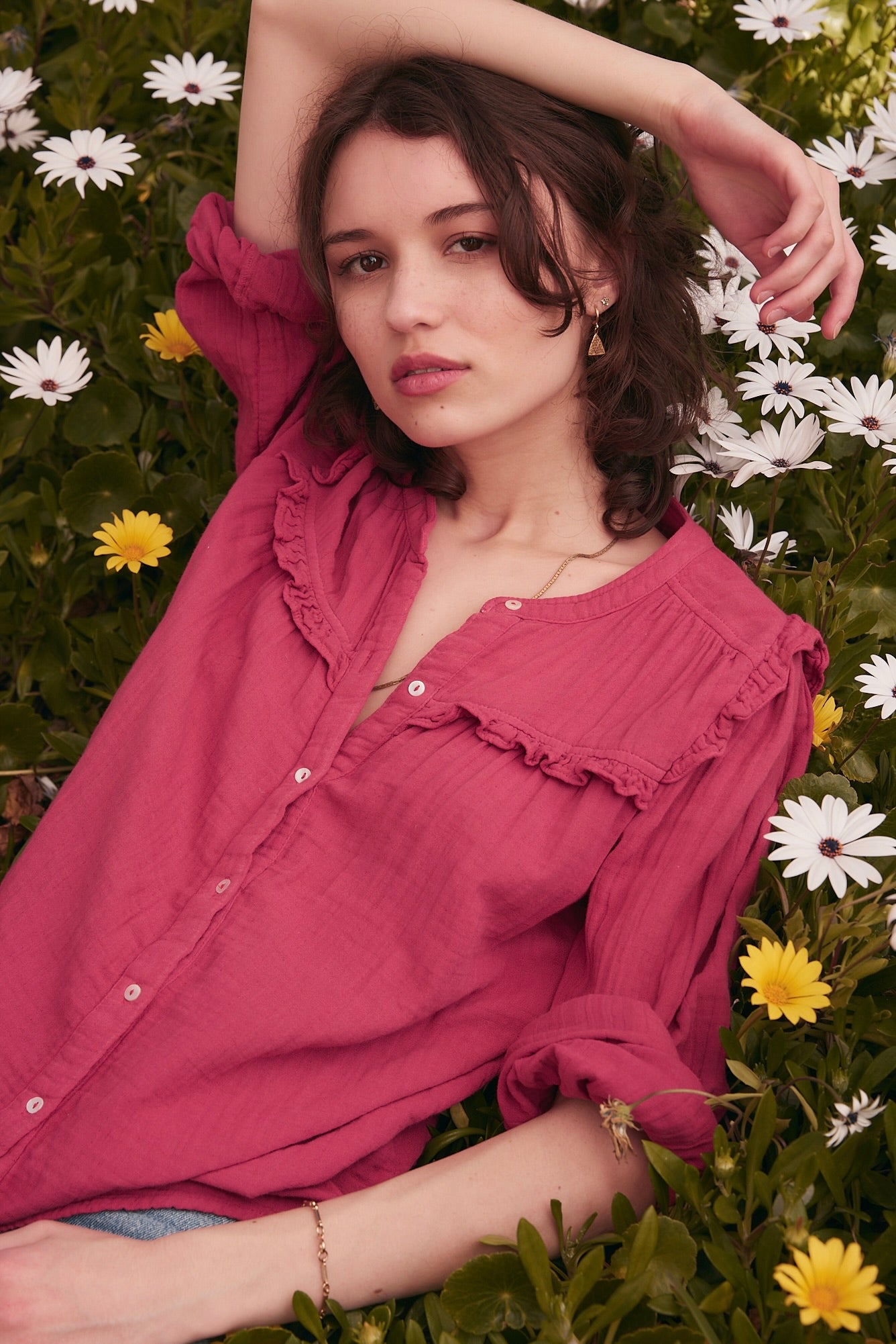 Isabella Blouse Red