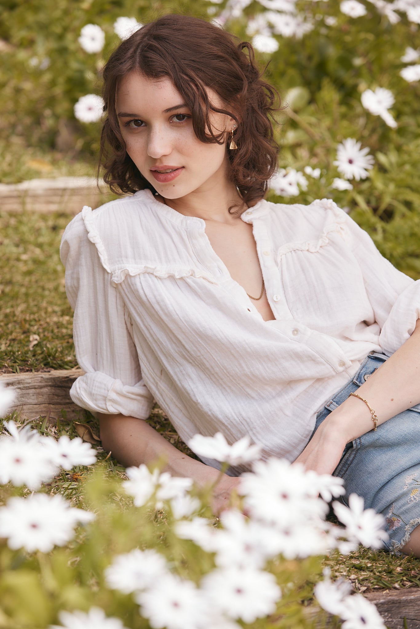 Isabella blouse ecru