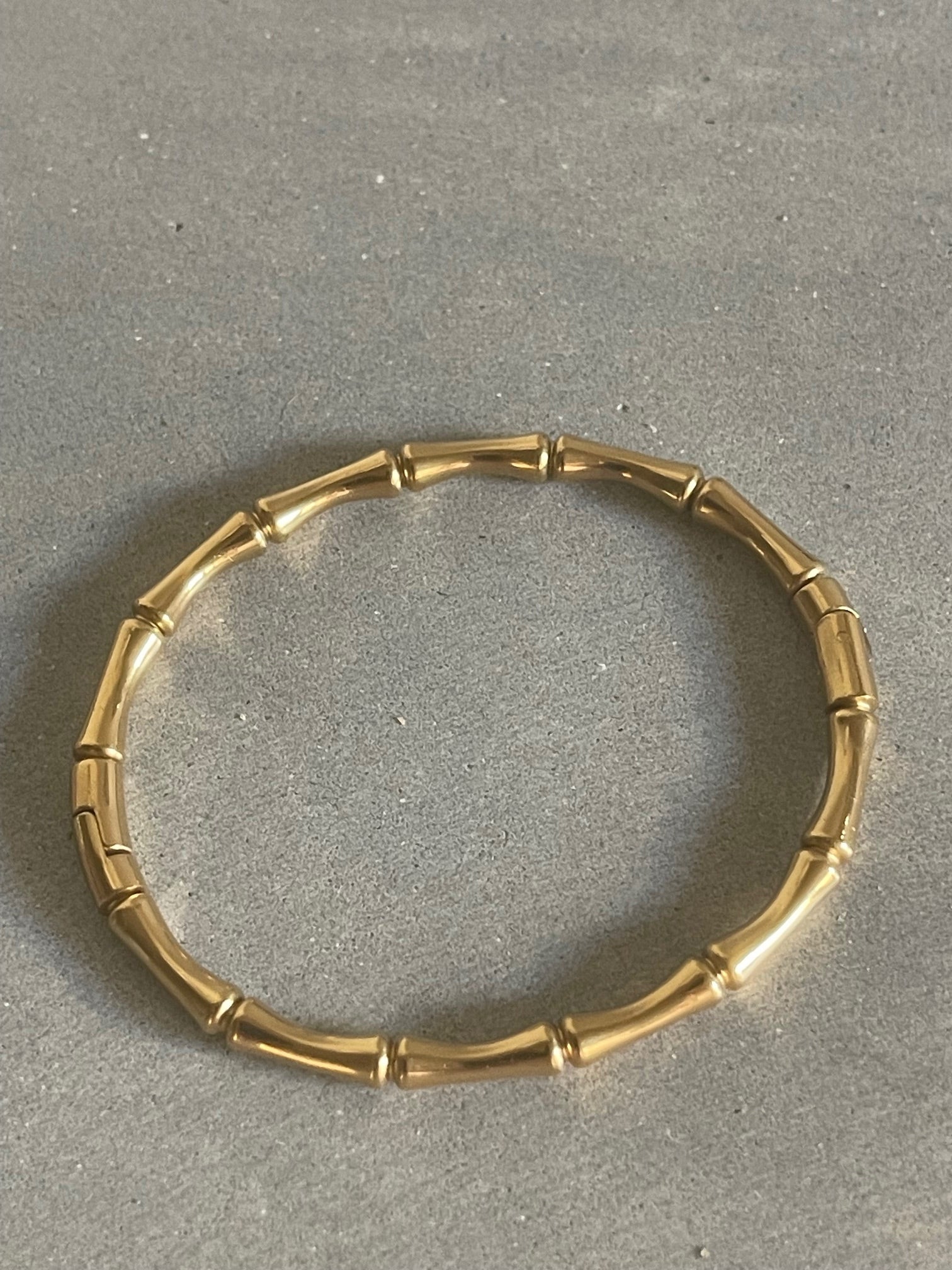 Bamboo Band Gold - Resin Coated Stainless Steel