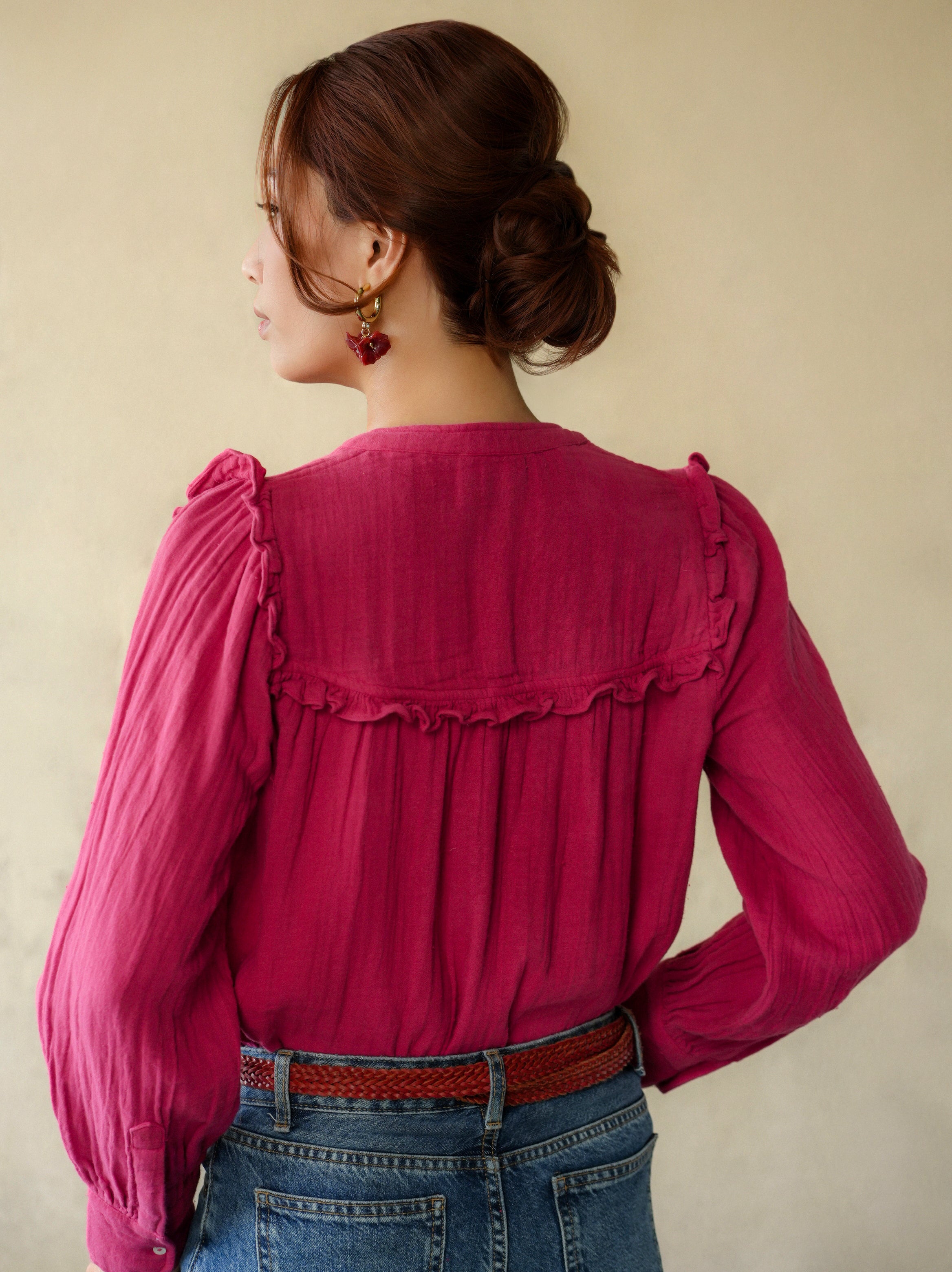 Isabella Blouse - Red