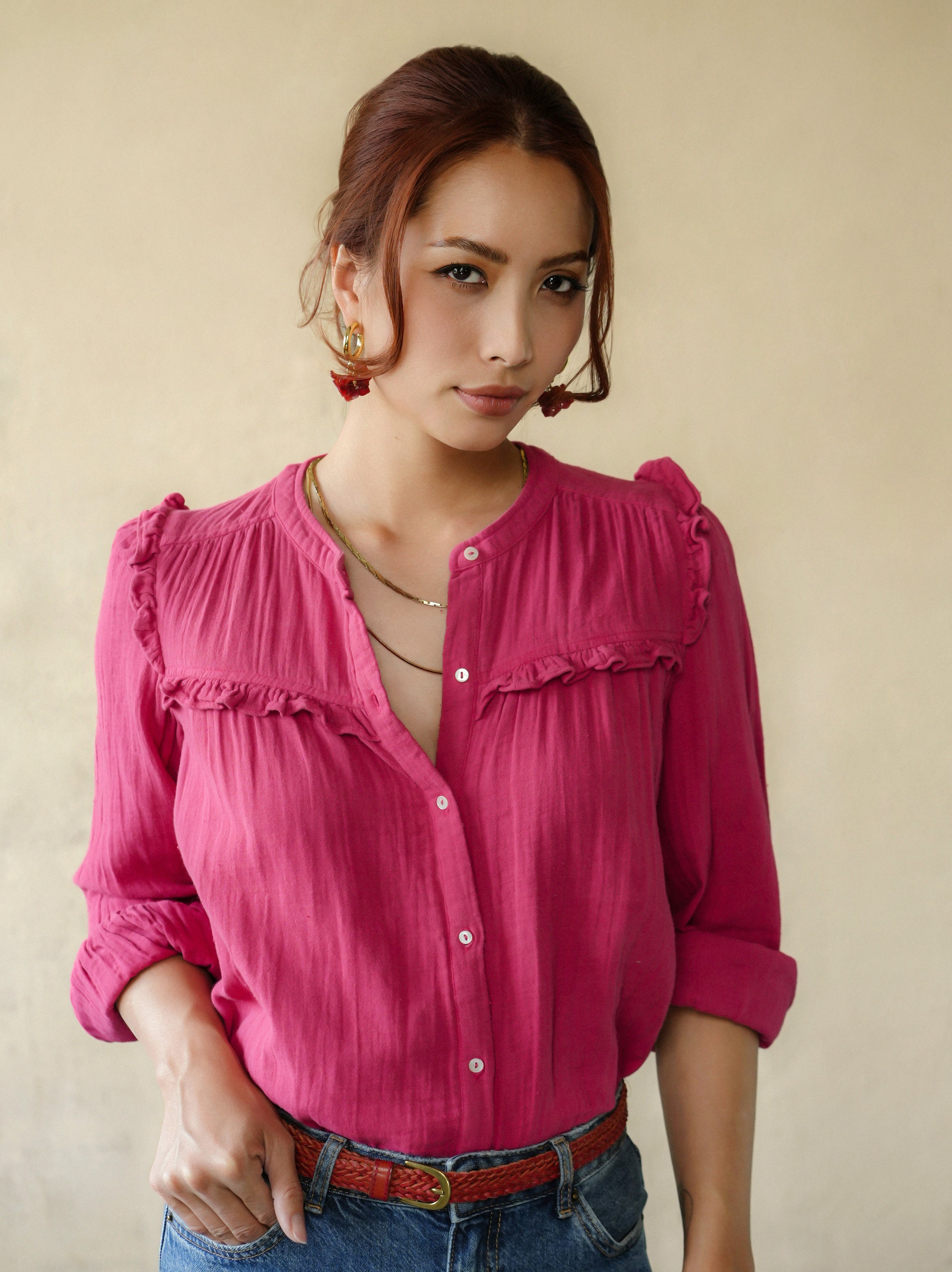 Isabella Blouse - Red