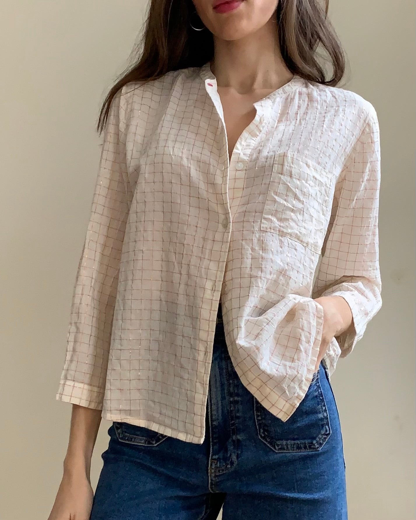 Bella Blouse Ecru