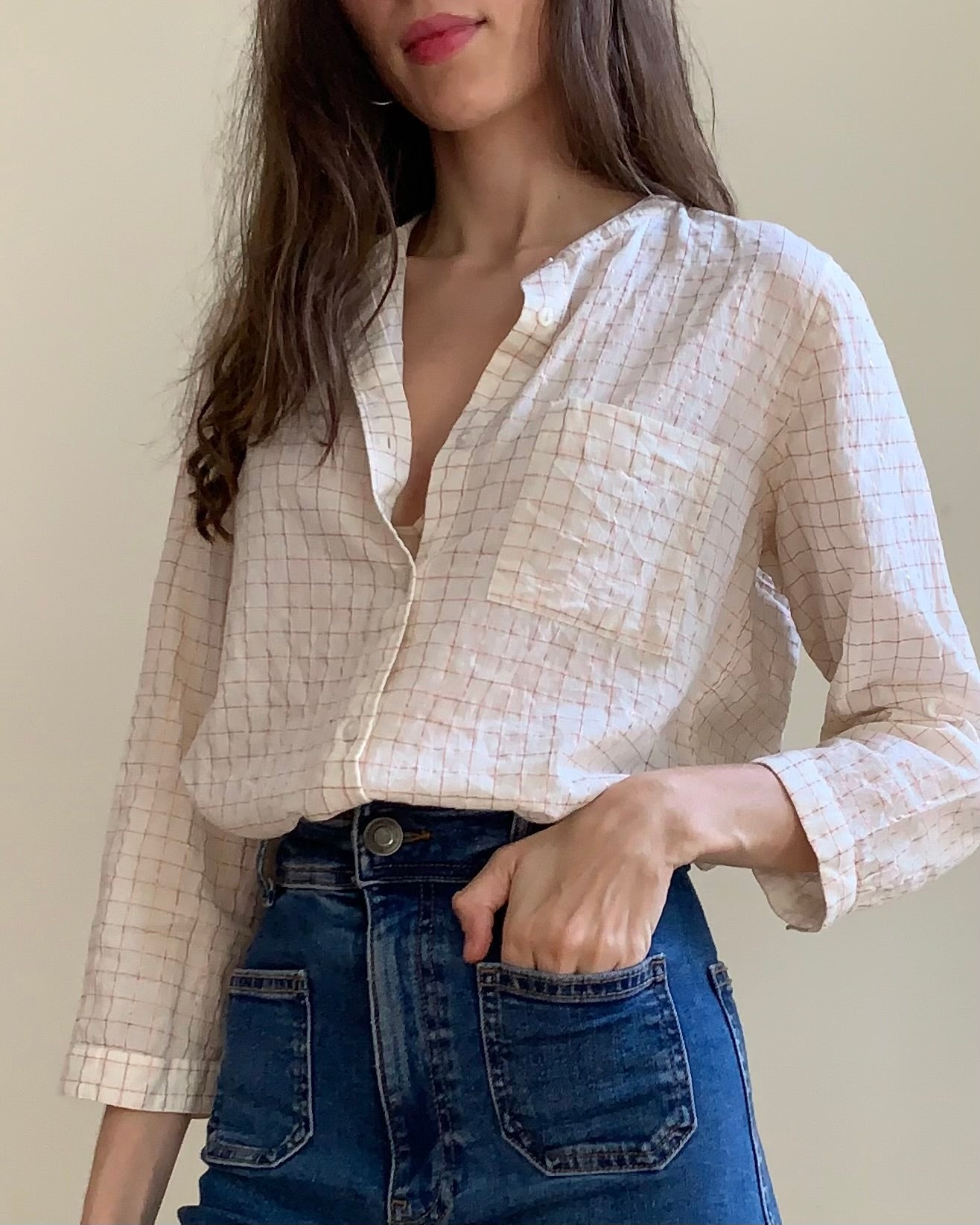 Bella Blouse Ecru