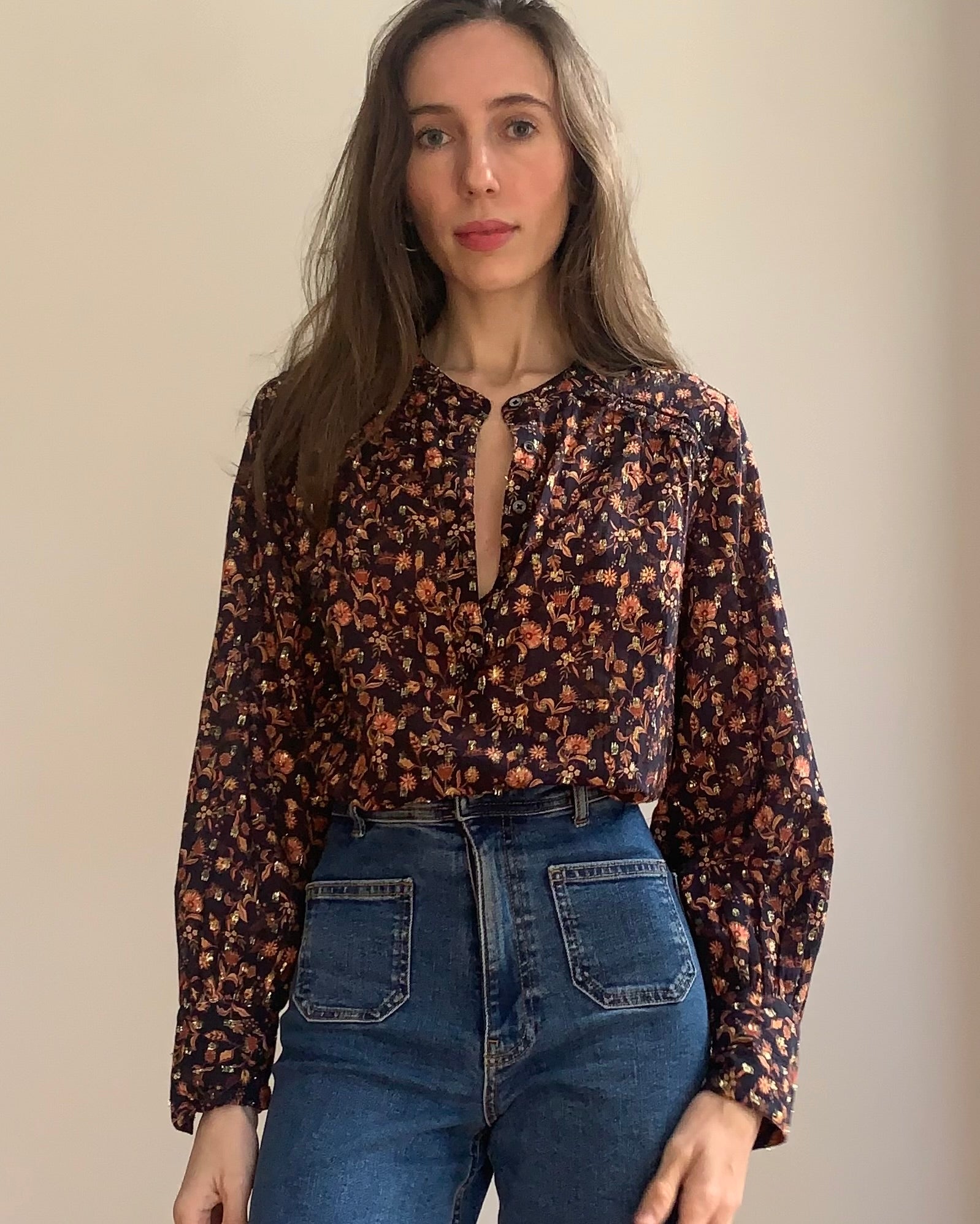 Delphine blouse - black