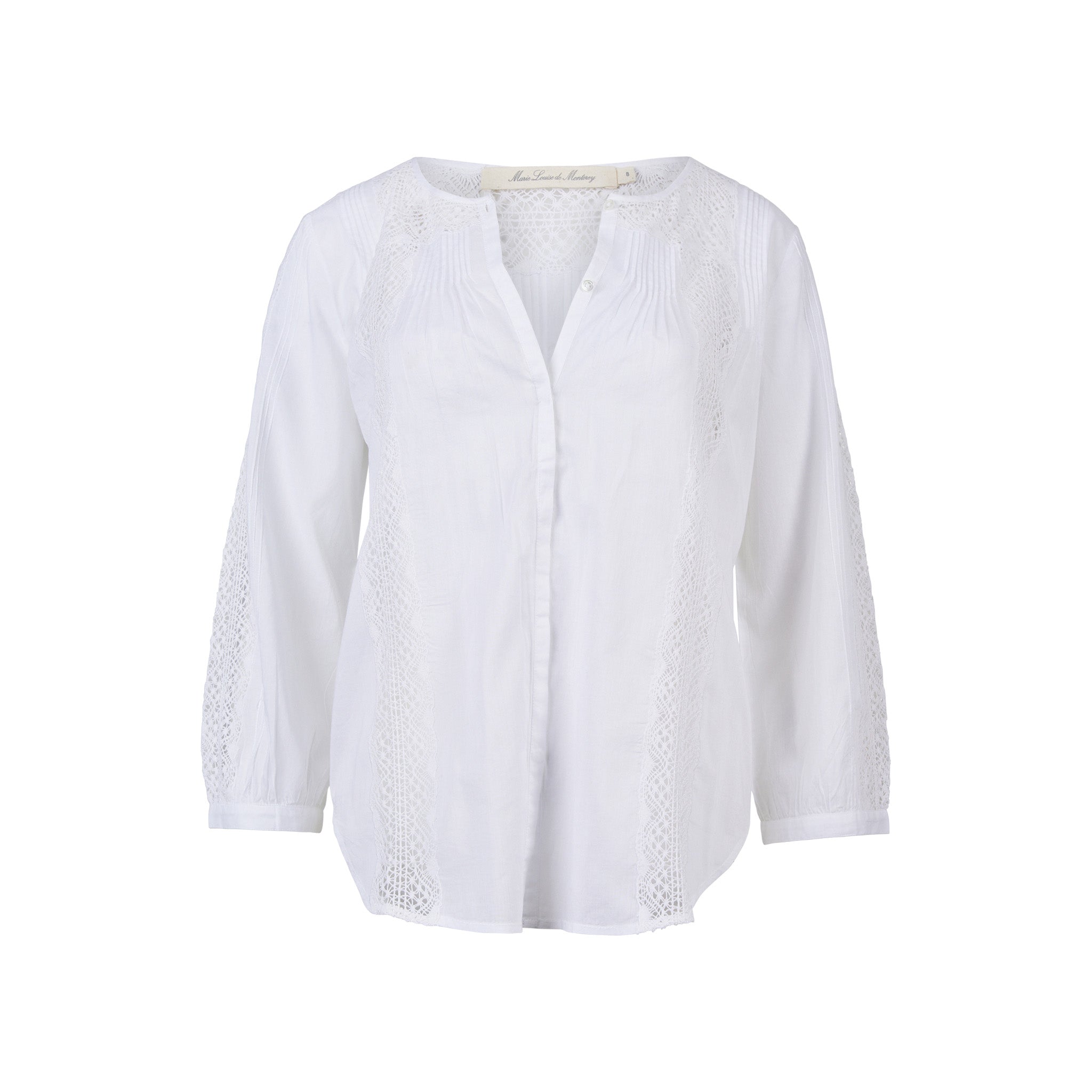 Louisa Blouse - in chalk white