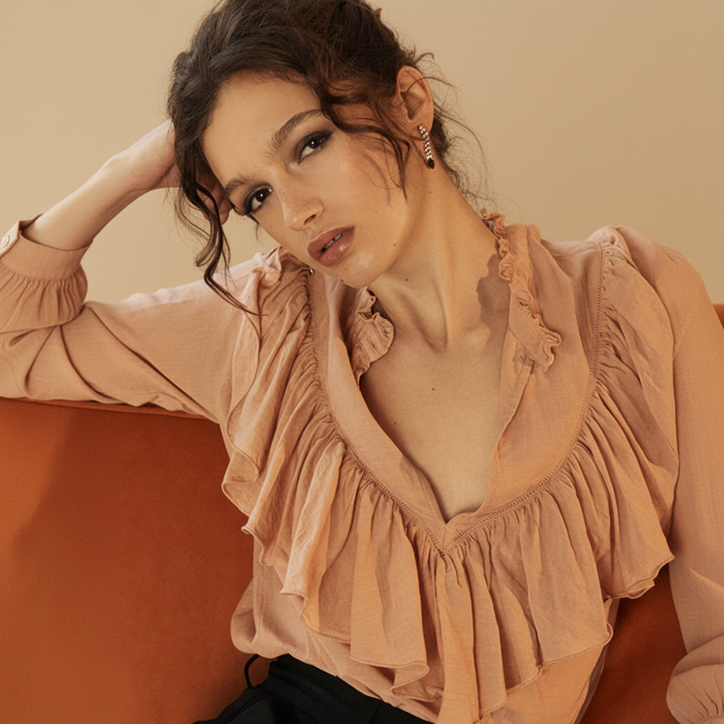 Cabaret Blouse Toffee - Edited 2